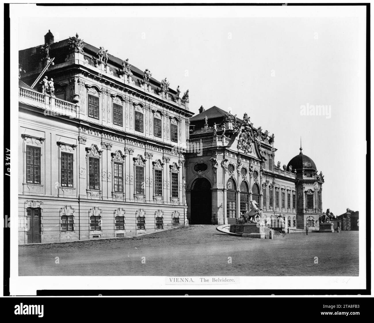 Wien. Das Belvidere (d. h. Belvedere) Stockfoto