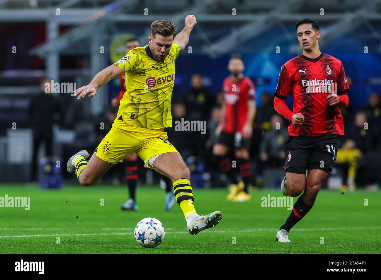 Niclas Fullkrug von Borussia Dortmund war in der Gruppenphase der UEFA Champions League 2023/24