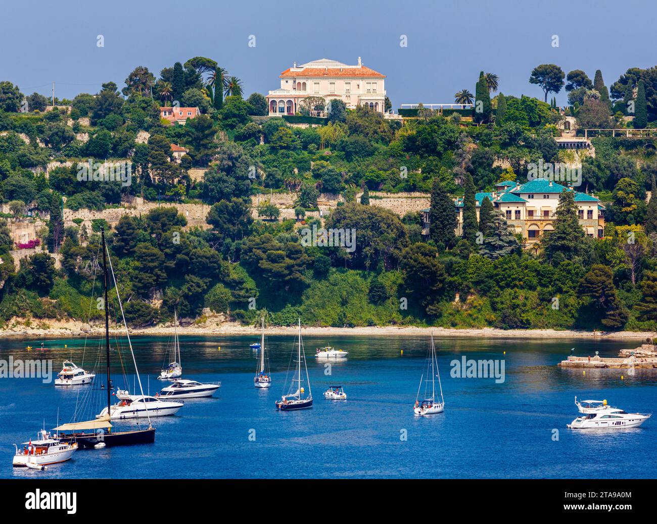 Villa Ephrussi de Rothschild, Saint-Jean-Cap-Ferrat, Frankreich Stockfoto