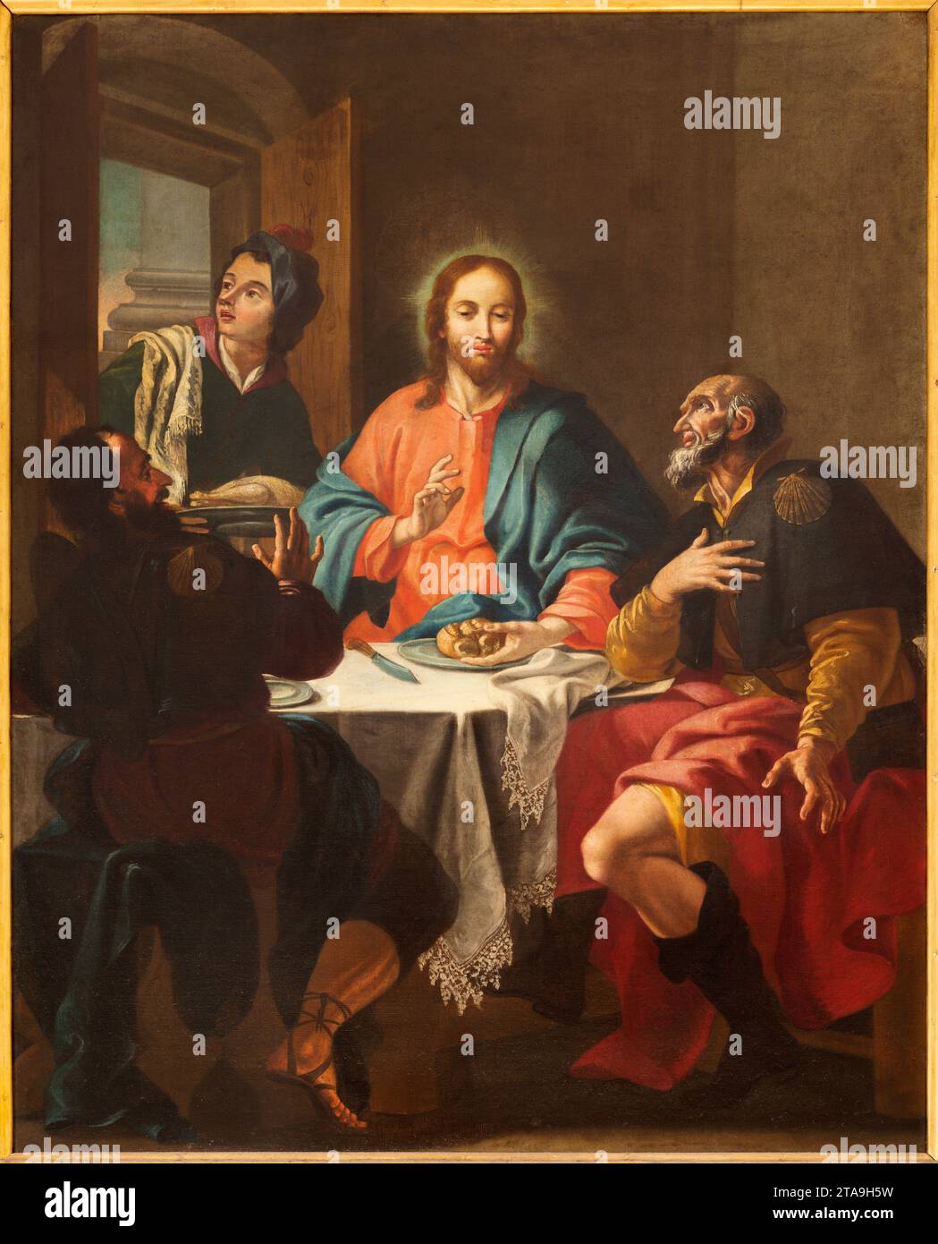 VICENZA, ITALIEN - 6. NOVEMBER 2023: Gemälde der Kirche Chiesa di San Filippo Neri von unbekanntem Künstler. Stockfoto