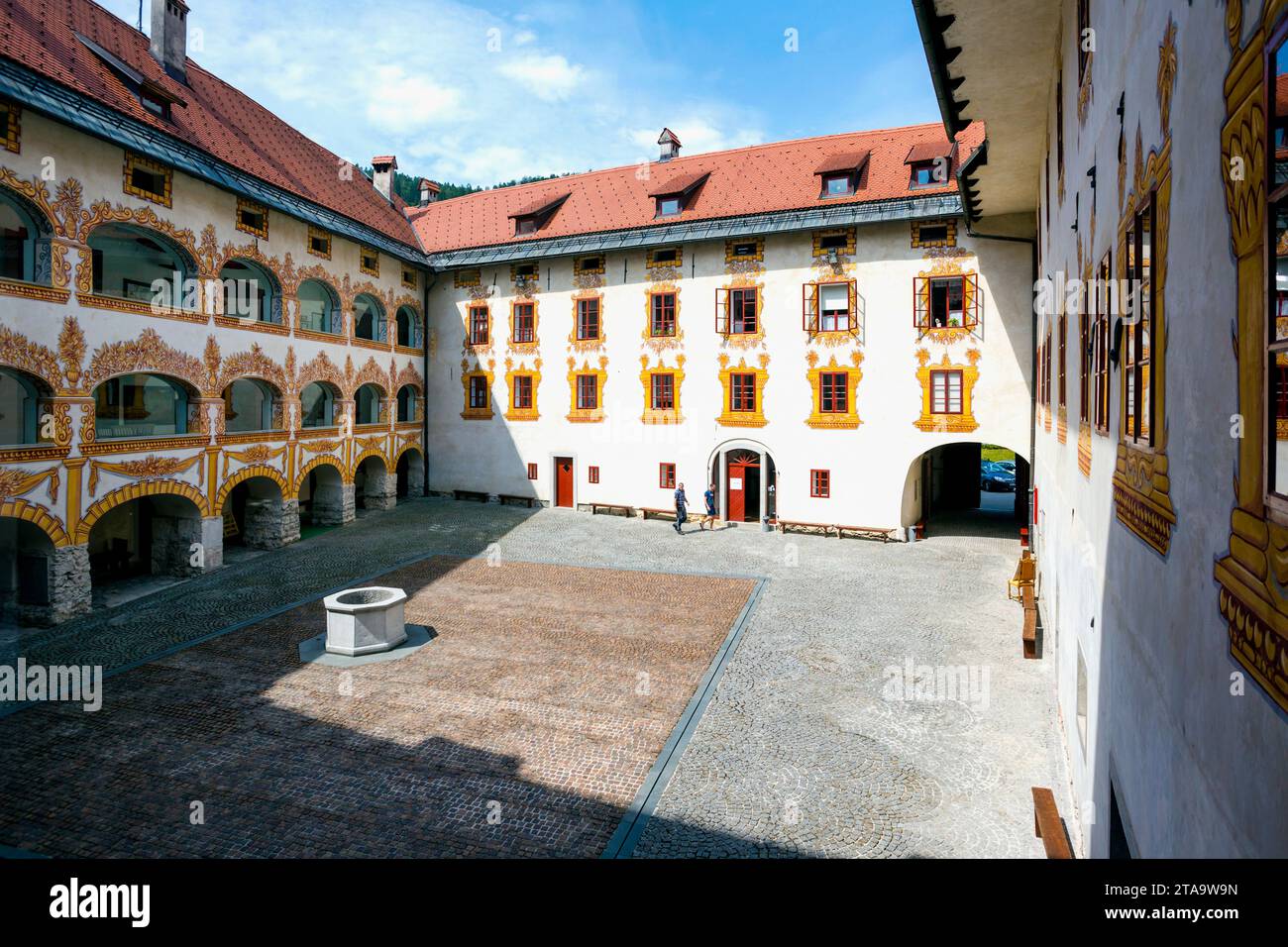 Schloss Gewerkenegg, Idrija, slowenische Littoral, Slowenien Stockfoto