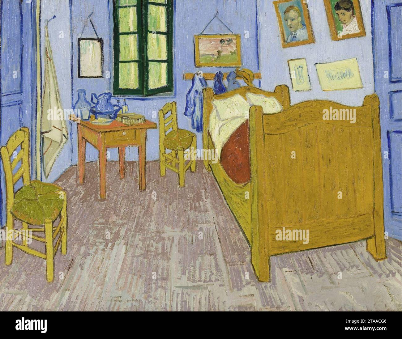 Vincent van Gogh - Van Goghs Schlafzimmer in Arles Stockfoto
