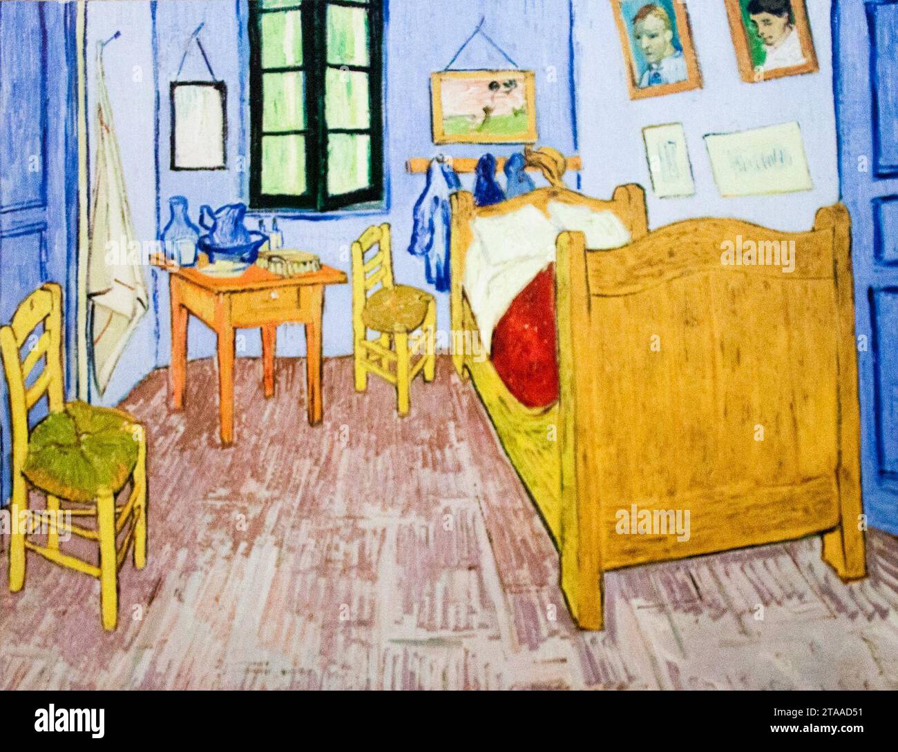 Vincents Schlafzimmer in Arles - mein Traum. Stockfoto