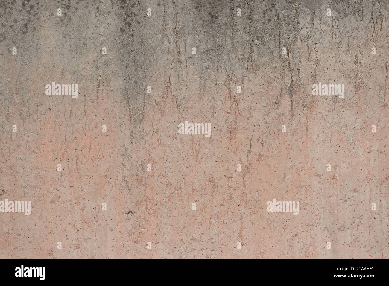 Alte verwitterte Oberfläche Schimmelwand schmutziges Muster Textur Hintergrund Struktur alt alt. Stockfoto