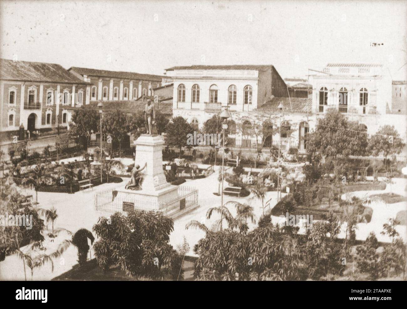 Visconde do rio branco Platz in Belem Para Stockfoto