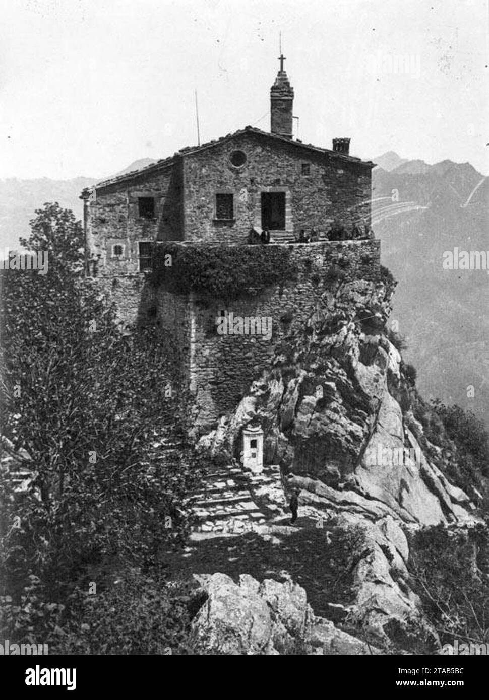 Vista General del Santuari de Bellmunt. Stockfoto