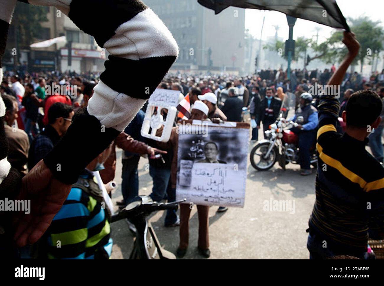 Wochen - Kairoer Proteste, 22. November 2011 - 01. Stockfoto