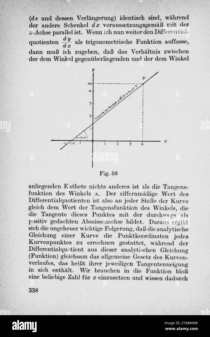 Vom Einmaleins zum Integral - Seite 338. Stockfoto