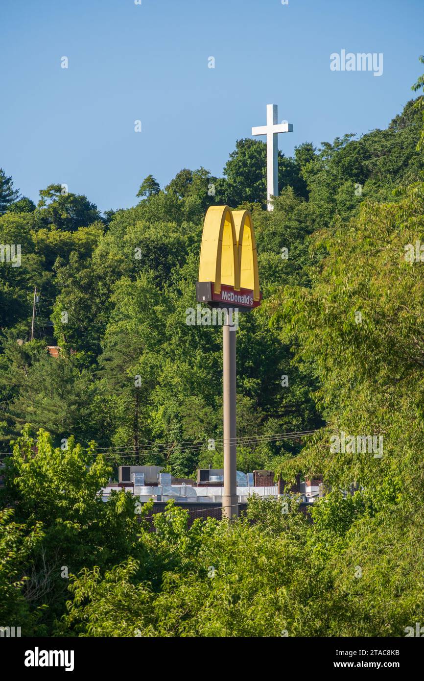 Nelsonville, Ohio, nordwestliches Athens County, Ohio, Vereinigte Staaten Stockfoto