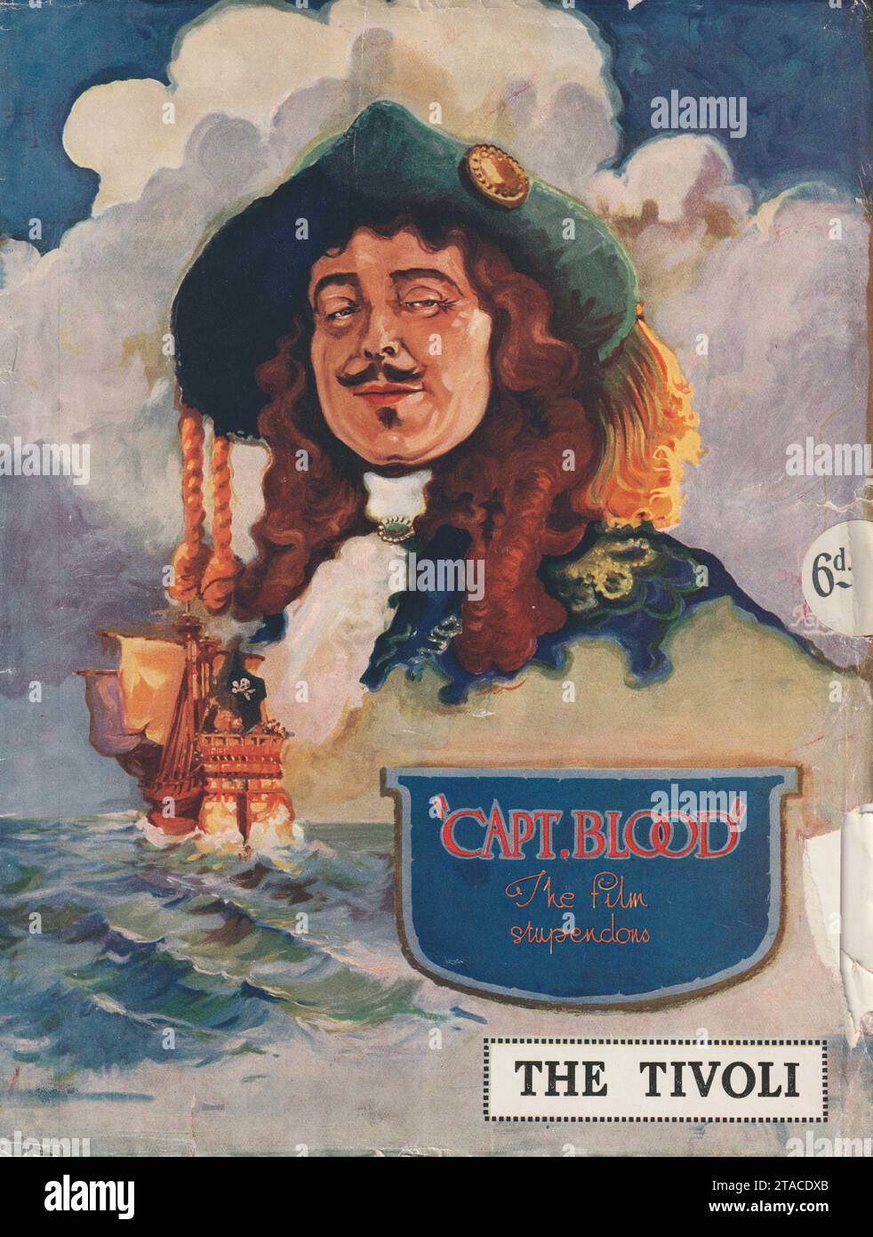 Captain Blood (Vitagraph, 1924). Mit J. Warren Kerrigan, Jean Paige. Regie führte David Smith und Albert E. Smith. Stockfoto