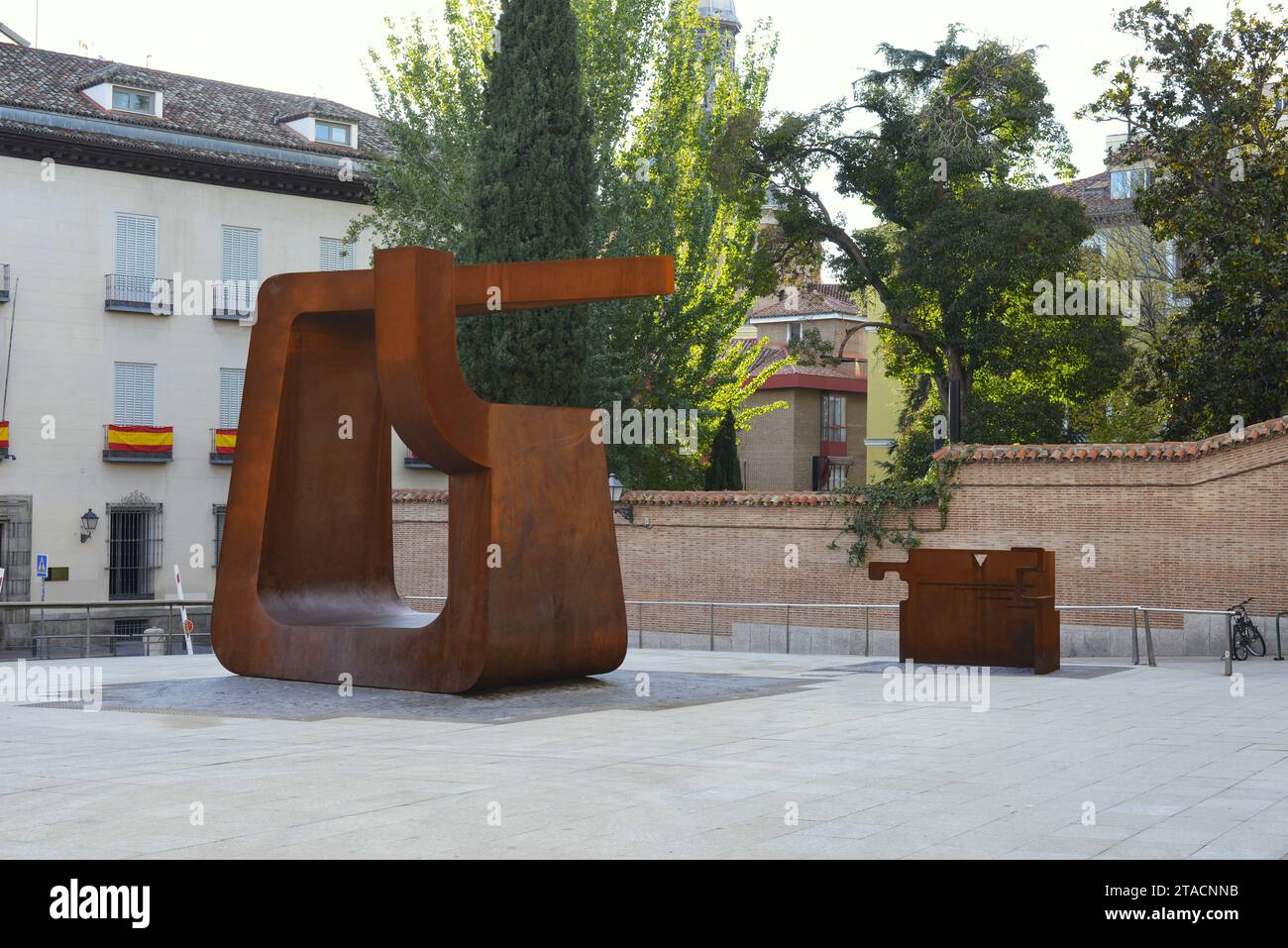 Denkmal für die Opfer von Mauthausen in der Calle del Rollo in Madrid, Spanien Stockfoto