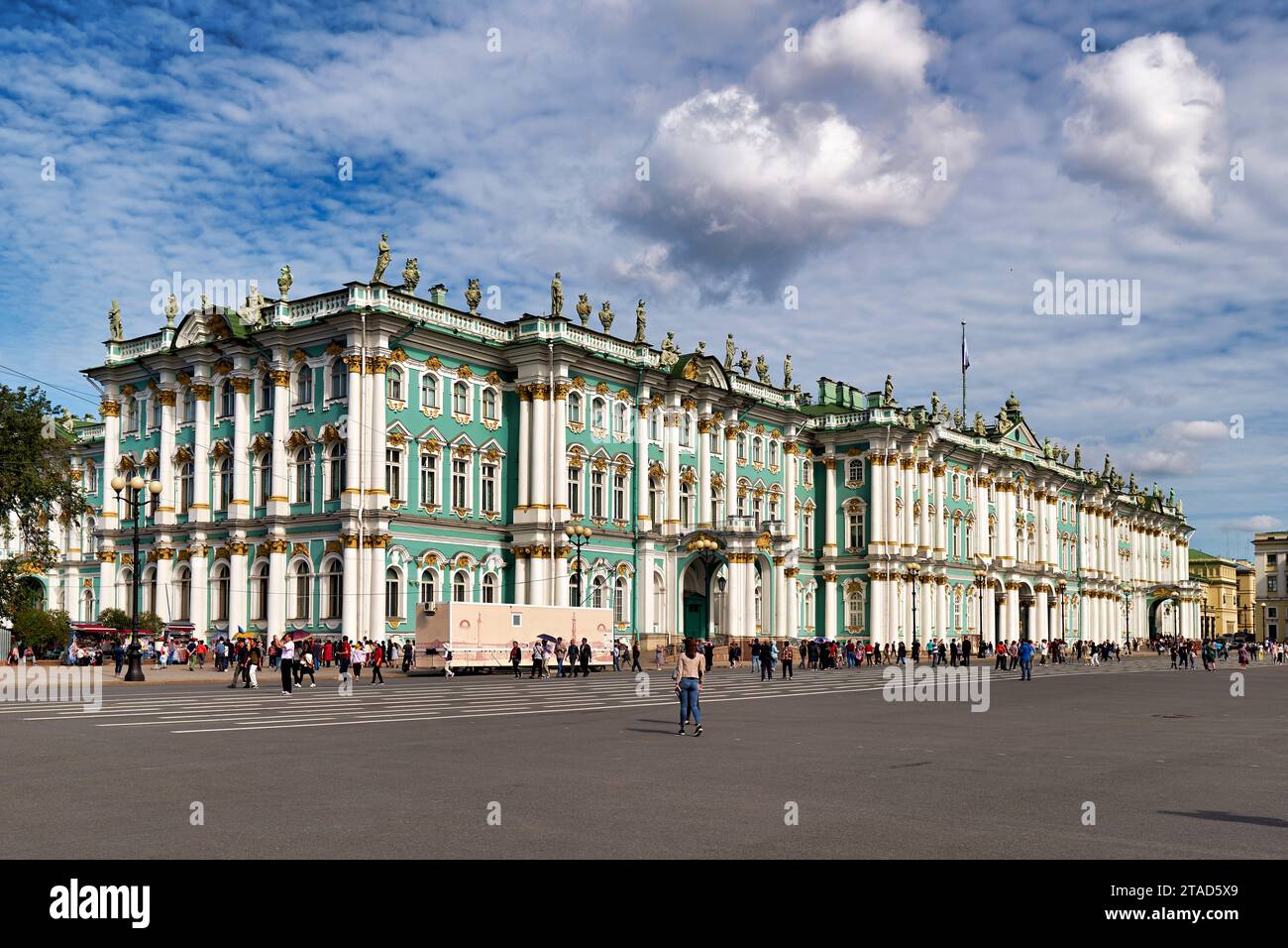 St. Petersburg, Russland. Der Winter Palace Museum Eremitage Stockfoto