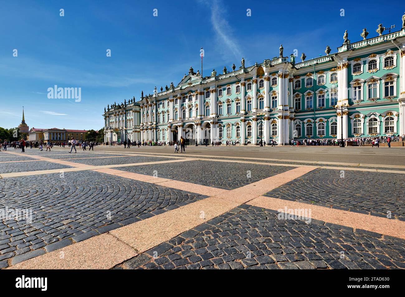 St. Petersburg Russland. Der Winterpalast Stockfoto