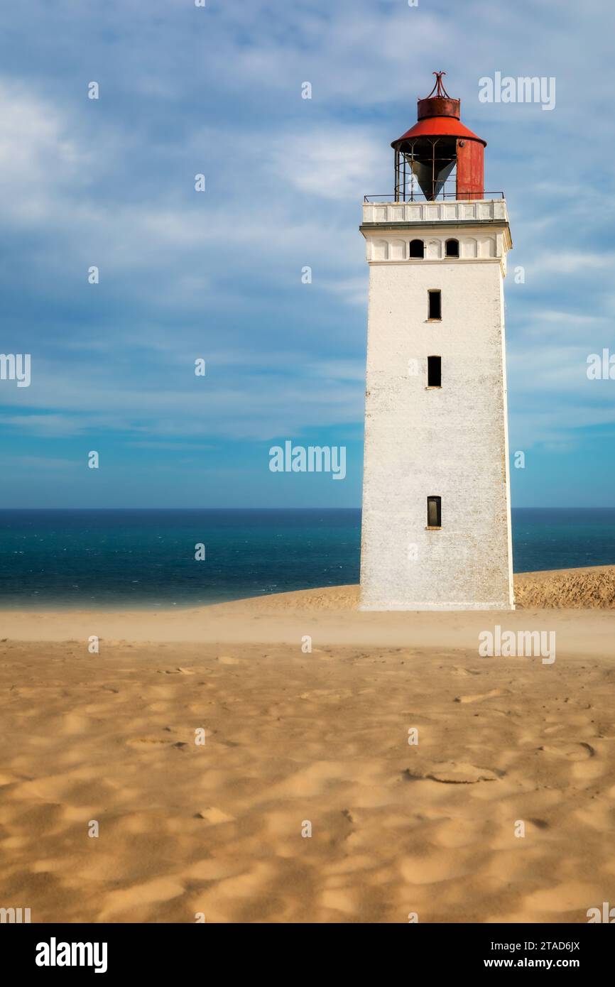 Rubjerg Knude Fyr (Leuchtturm), Nordjütland, Dänemark Stockfoto