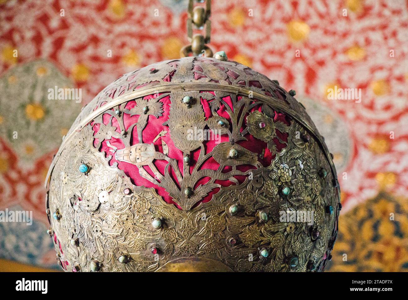 Blumenkunst Muster Beispiel des Osmanischen Islamische Kunst Stockfoto