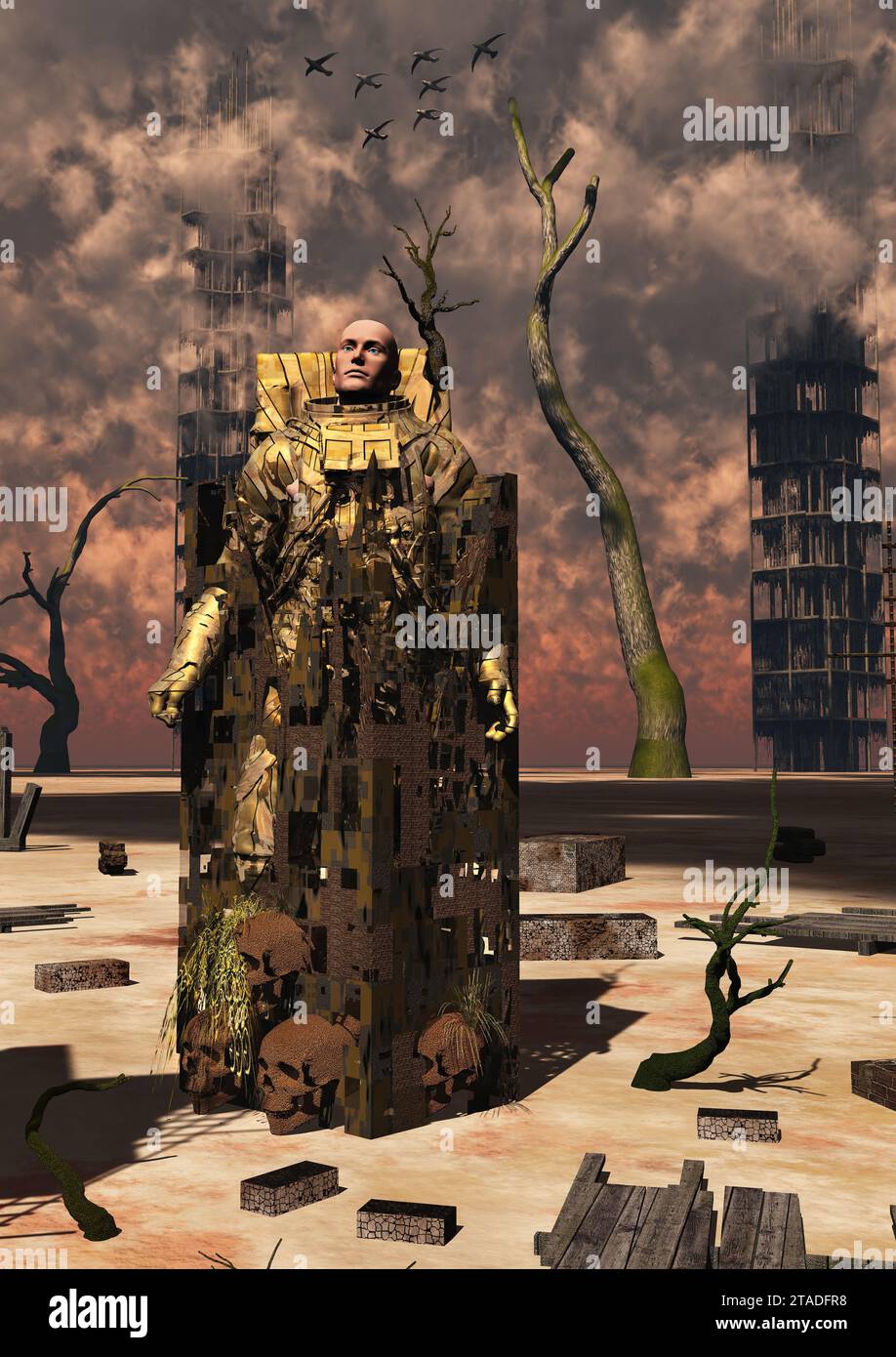 Eine sterbende Welt Stockfoto