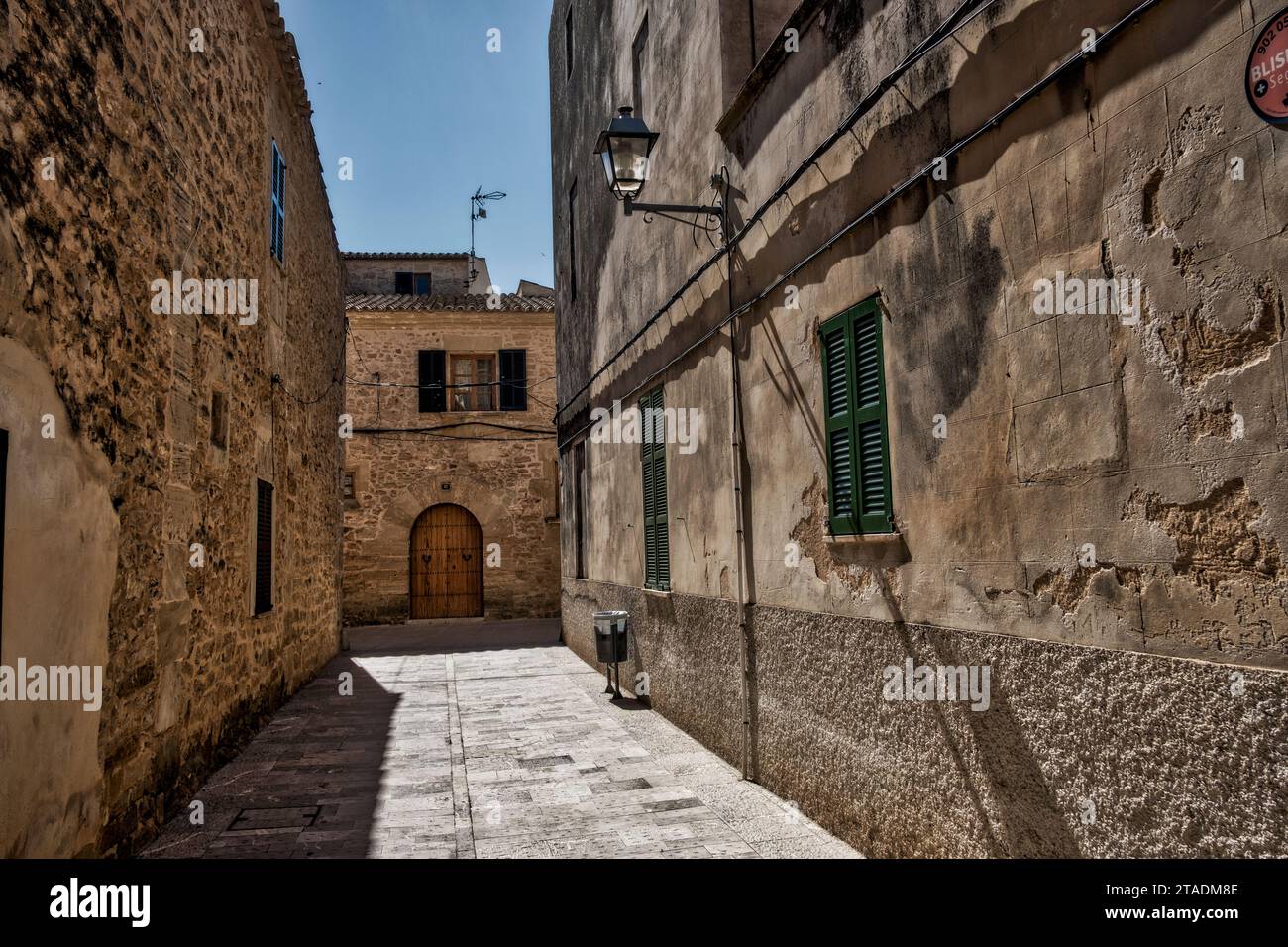 Kleine Stadt auf Mallorca, Spanien, Europa Stockfoto