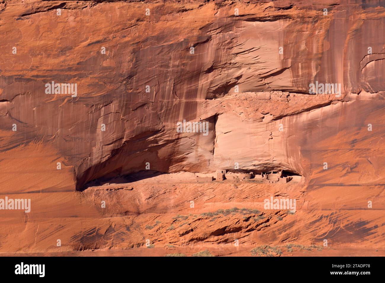 Erste Ruine von Junction Overlook, Canyon de Chelly National Monument, Arizona Stockfoto