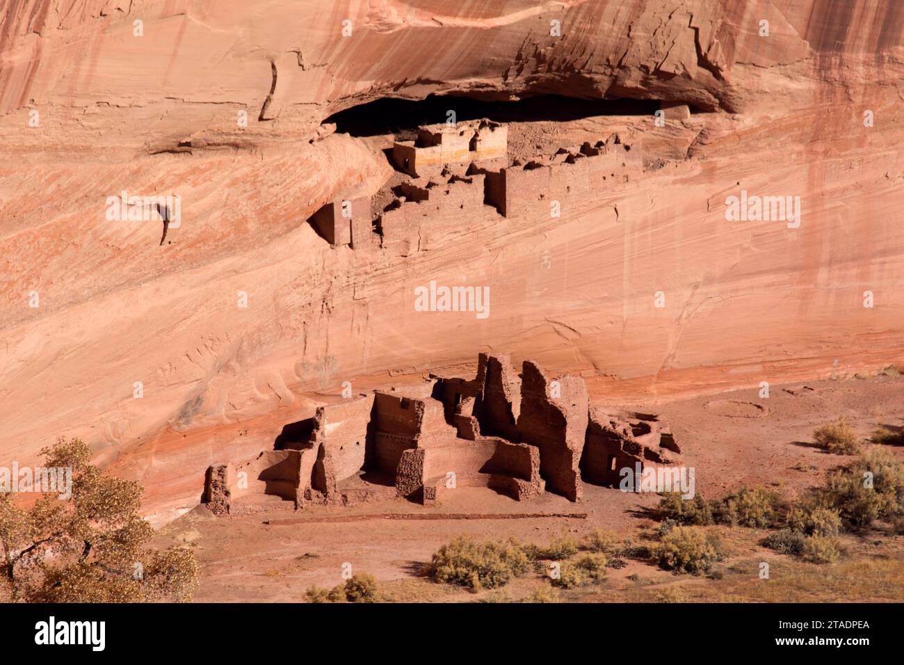 White House Ruin, Canyon de Chelly National Monument, Arizona Stockfoto