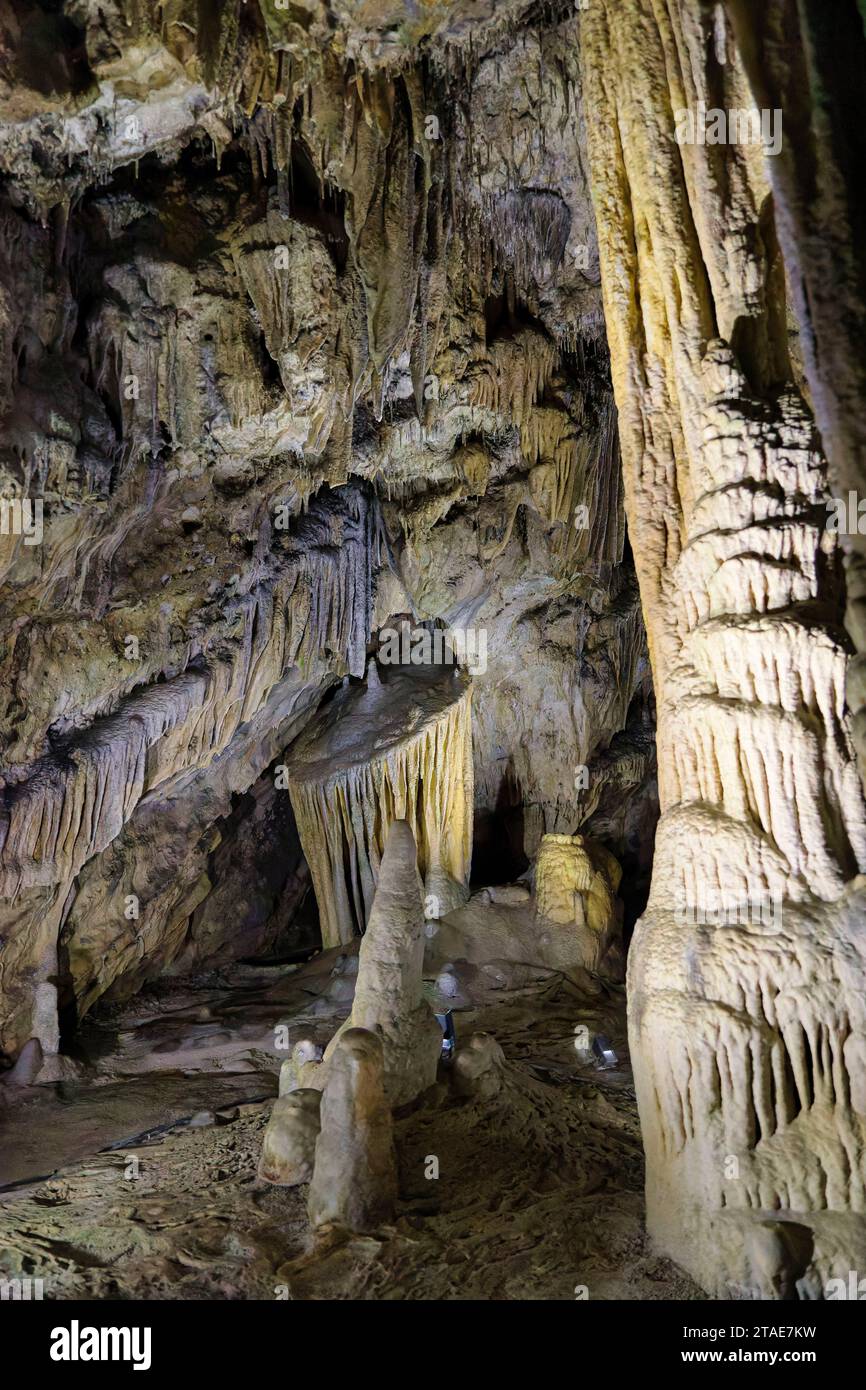 Belgien, Wallonien, Provinz Namur, Han-sur-Lesse, die Höhlen von Han, die als UNESCO Global Geoparks bezeichnet werden Stockfoto