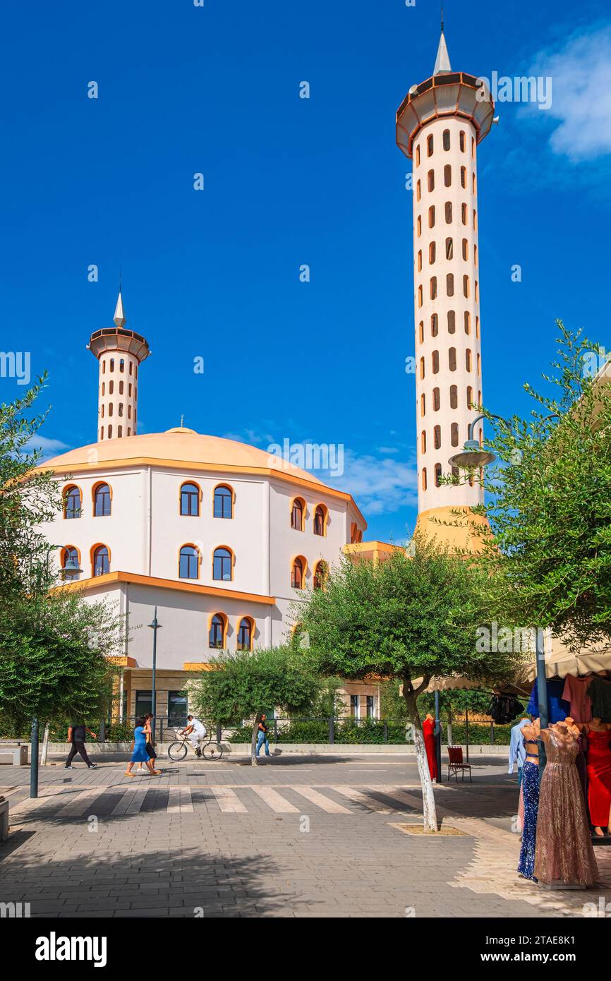 Albanien, Fier, die große Moschee von Fier Stockfoto