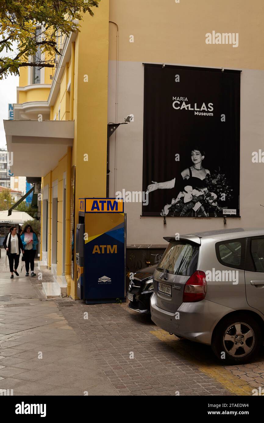 Maria Callas.Museum der in Amerika geborenen griechischen Opernsängerin Maria Callas (1923-1977) in Athen Griechenland Stockfoto