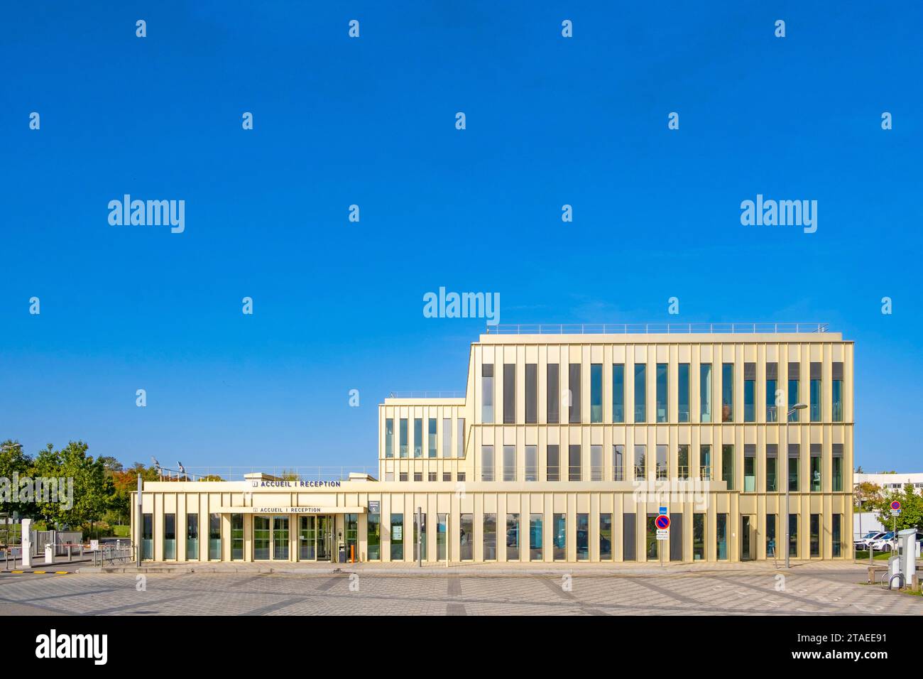 Frankreich, Yvelines, Jouy en Josas, der Universitätscampus der HEC (Paris School of Advanced Business Studies) Stockfoto