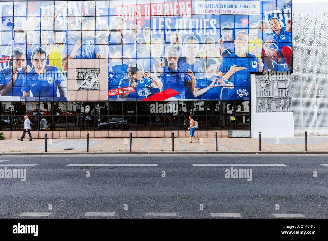 Frankreich, Paris, Bd Grenelle, Französischer Fußballverband Stockfoto