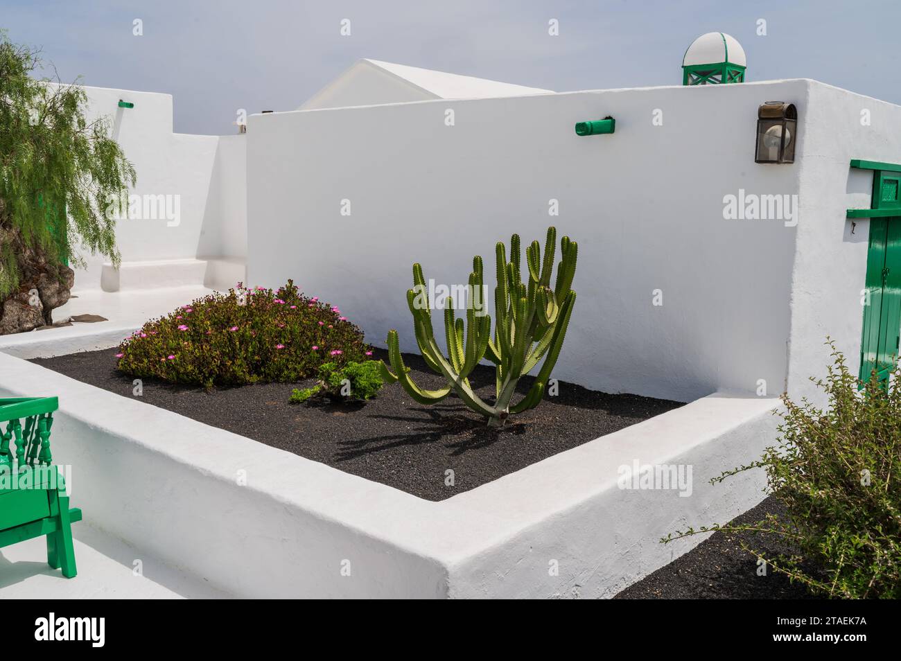 Casa Museo del Campesino (Hausmuseum des Bauern) entworfen von César Manrique auf Lanzarote, Kanarische Inseln Spanien Stockfoto