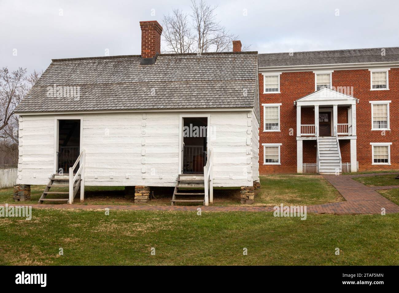 Appomattox, Virginia – Appomattox Court House National Historical Park, Ort der Kapitulation von General Robert E. Lee an General Ulysses S. Grant im Jahr 1865 Stockfoto