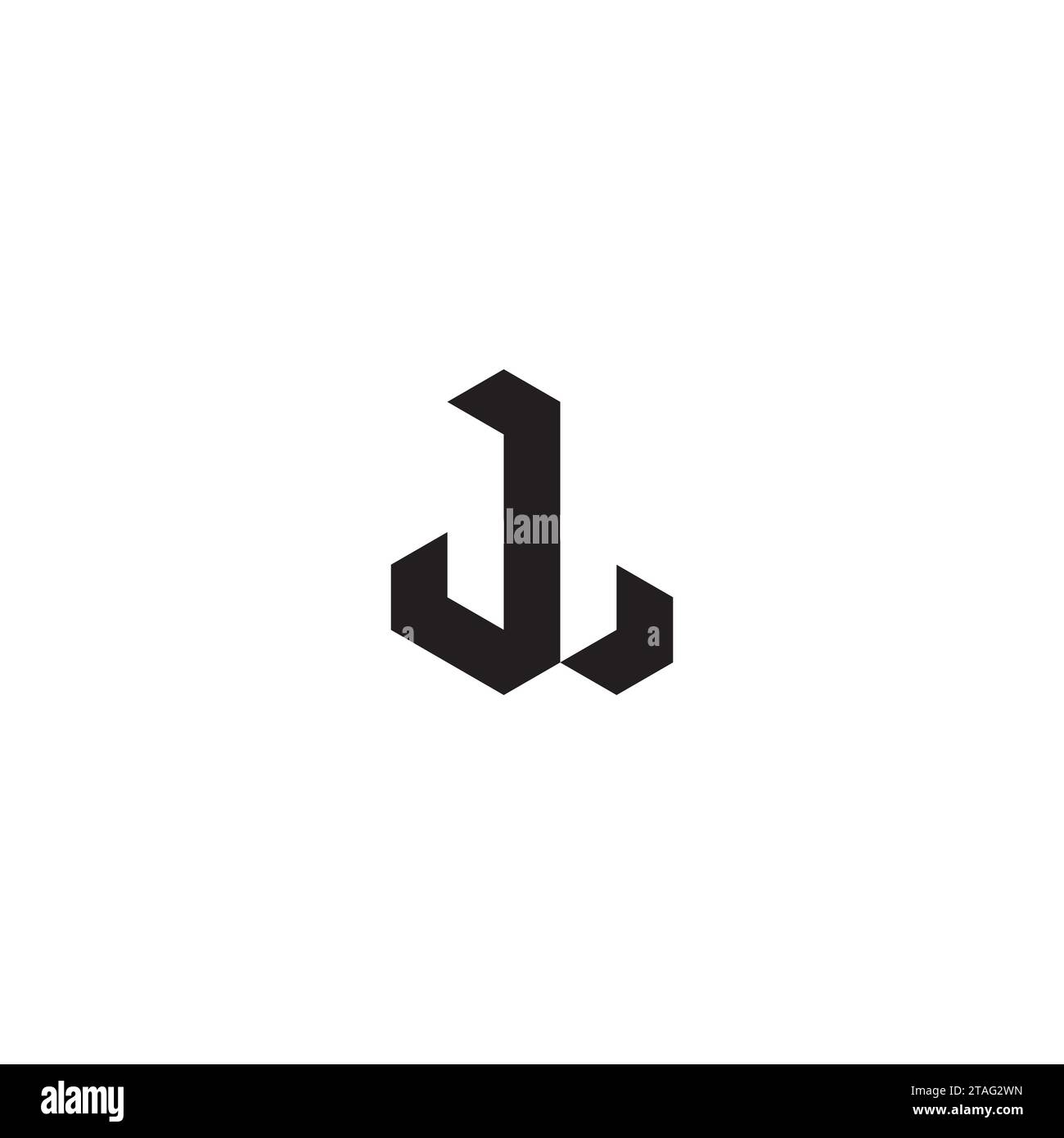 JL Initial-Logobuchstaben in hochwertigem, professionellem Design, das auf allen Druckmedien gut gedruckt werden kann Stock Vektor