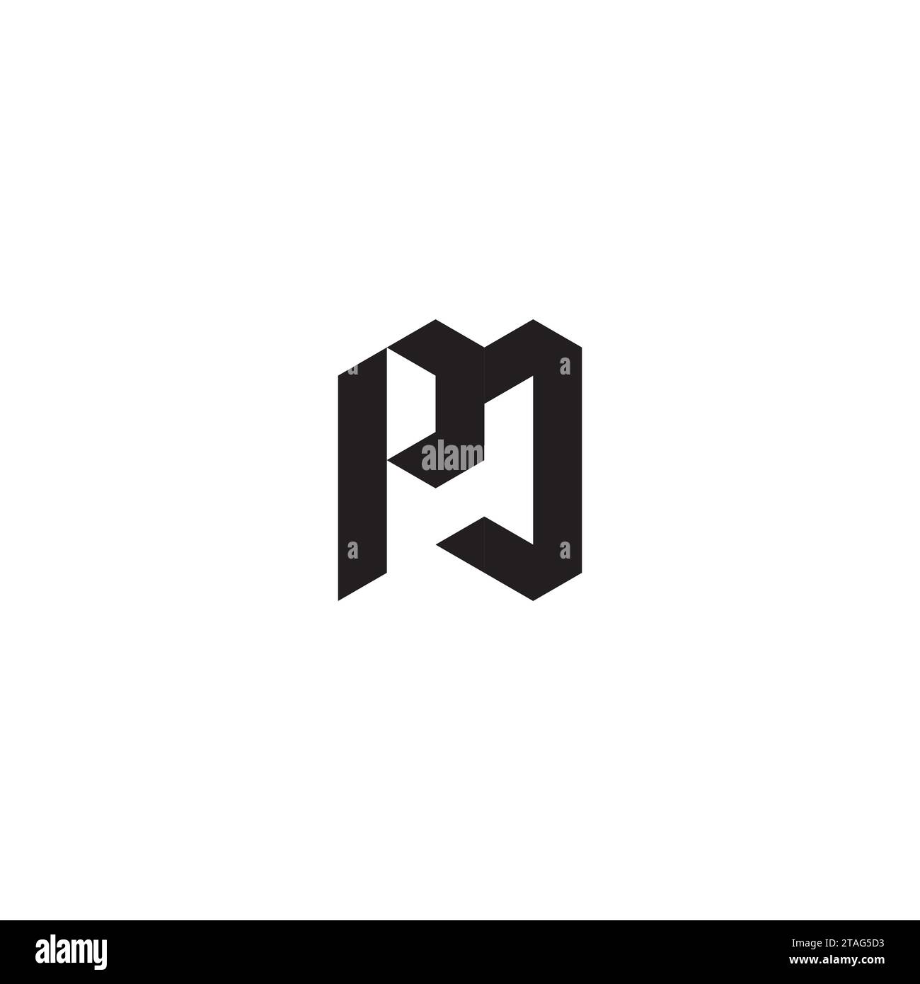 Erste Logo-Buchstaben von PO in hochwertigem, professionellem Design, das auf allen Druckmedien gut gedruckt werden kann Stock Vektor