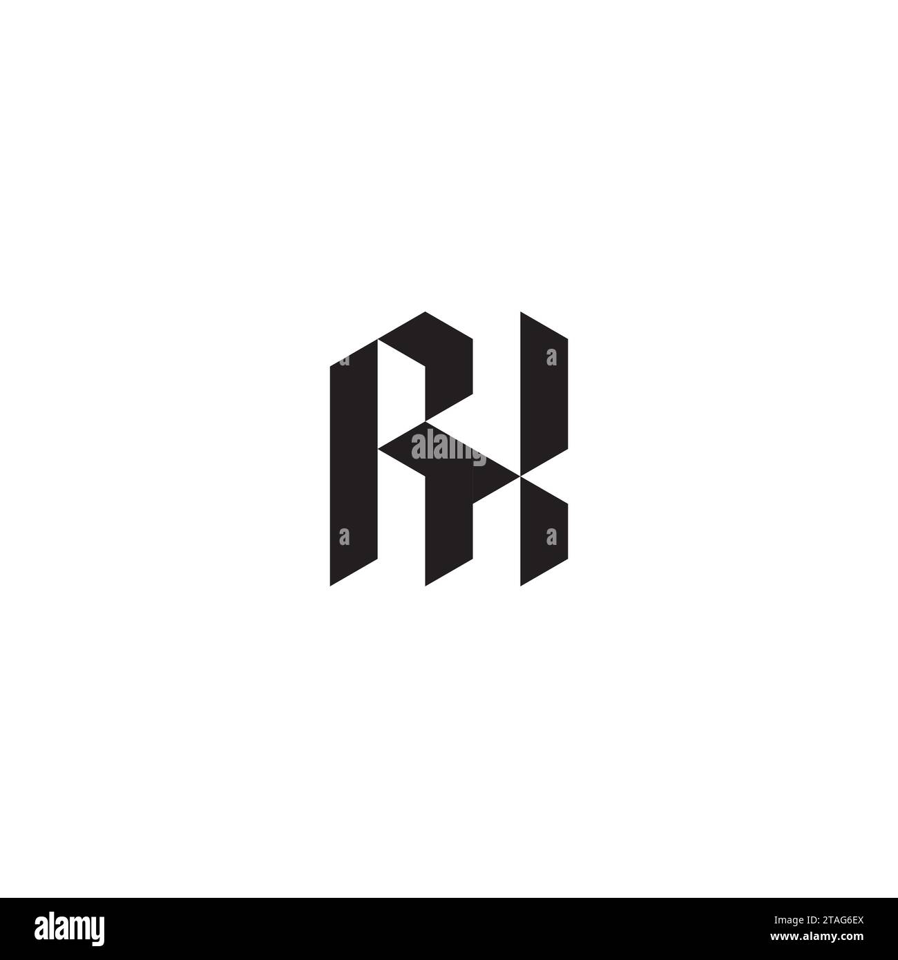 RX Initial-Logobuchstaben in hochwertigem, professionellem Design, das auf allen Druckmedien gut gedruckt werden kann Stock Vektor