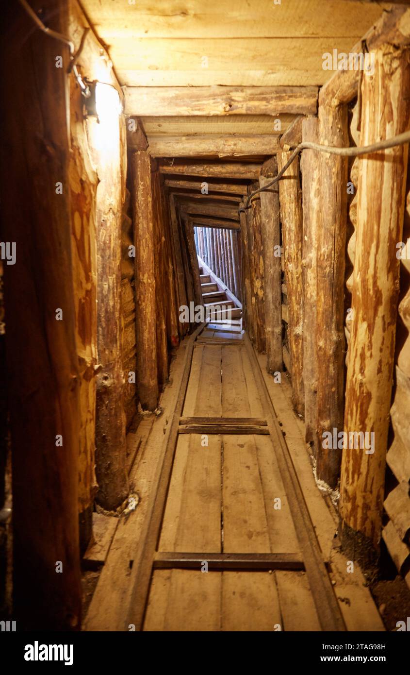 Der Tunnel der Hoffnung in Sarajevo Stockfoto