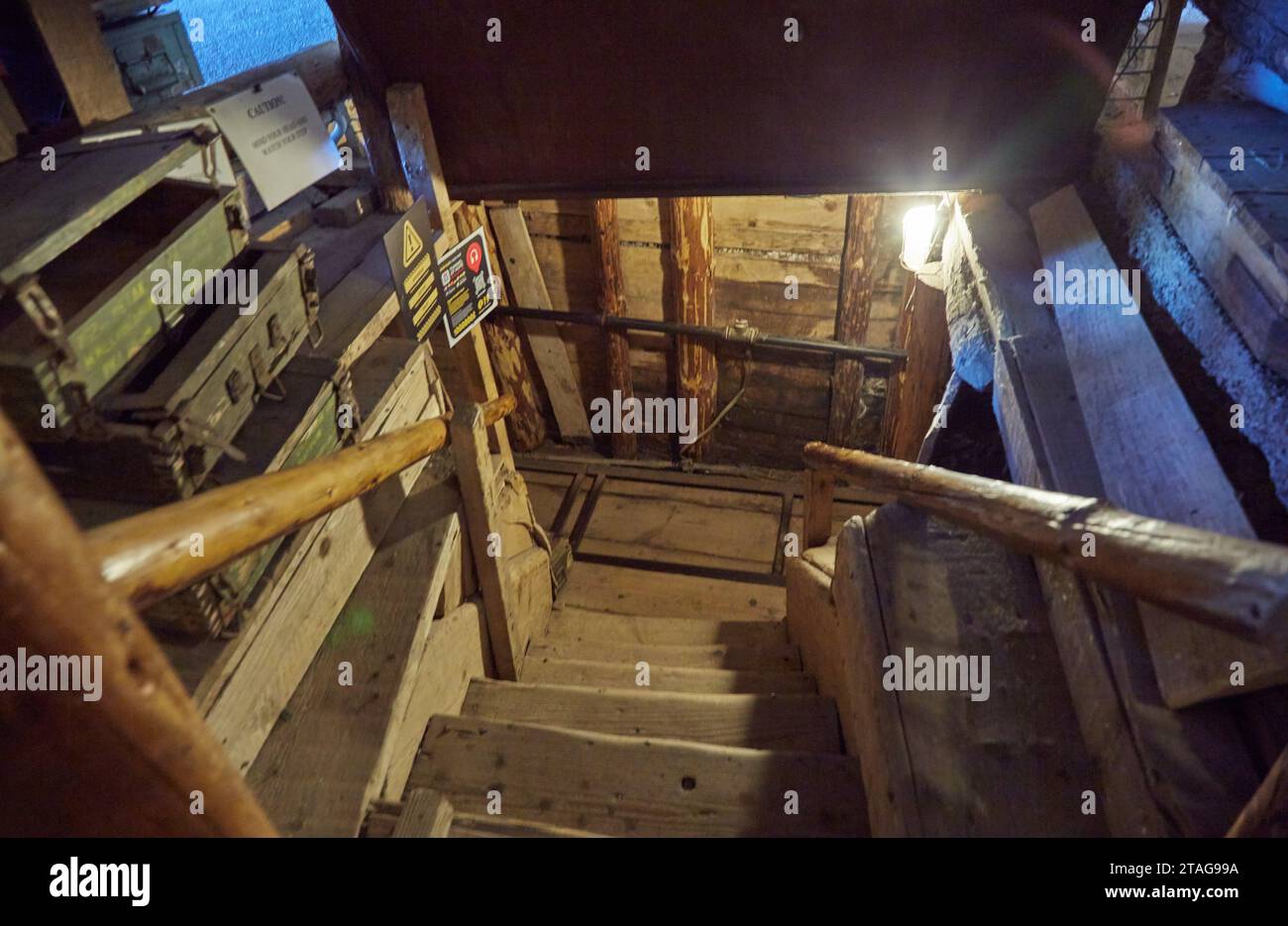 Der Tunnel der Hoffnung in Sarajevo Stockfoto