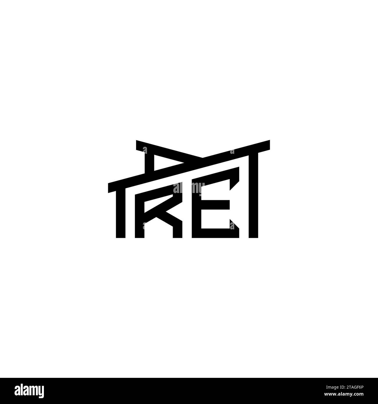 RE Initial Letter in Real Estate Logo Concept.eps RE Initial Letter in Real Estate Logo Concept Stock Vektor