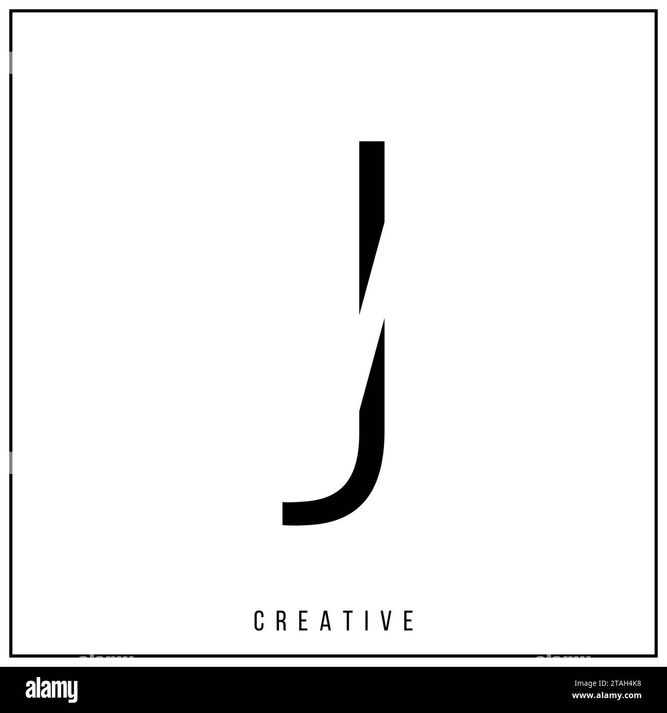 J Premium Vektor Letzteres Logo Design Kreatives Logo. Vektorillustration Logo. Letters Logo. Kreativ. Goldenes Logo Mit Minimalem Femininem Monogramm. Logo Stock Vektor