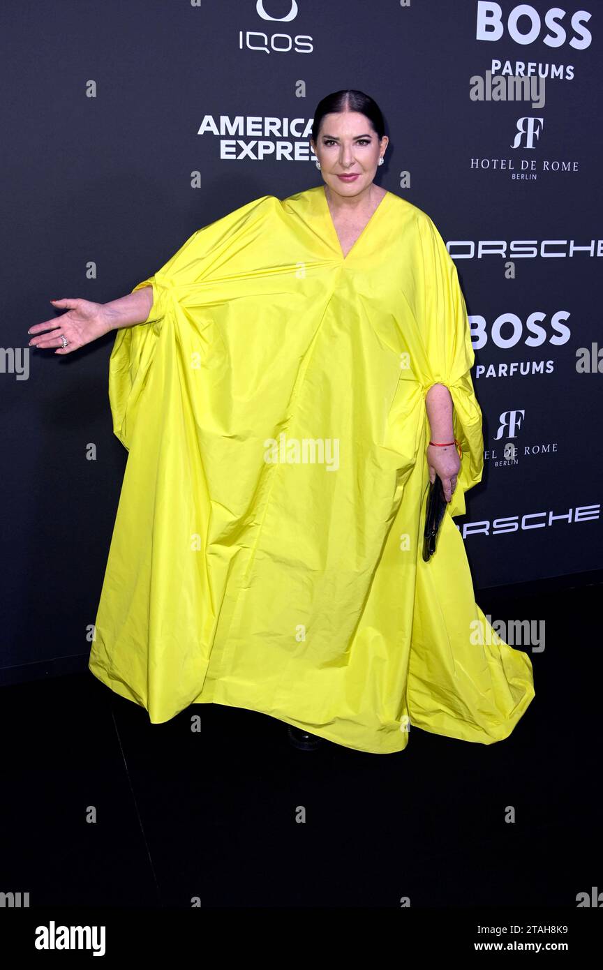 Marina Abramovic bei der 25. Verleihung der GQ Men of the Year Awards 2023 im Tunnel. Berlin, 30.11.2023 *** Marina Abramovic bei den 25. GQ Men of the Year Awards 2023 im Tunnel Berlin, 30 11 2023 Foto:XF.xKernx/xFuturexImagex gq 3175 Stockfoto