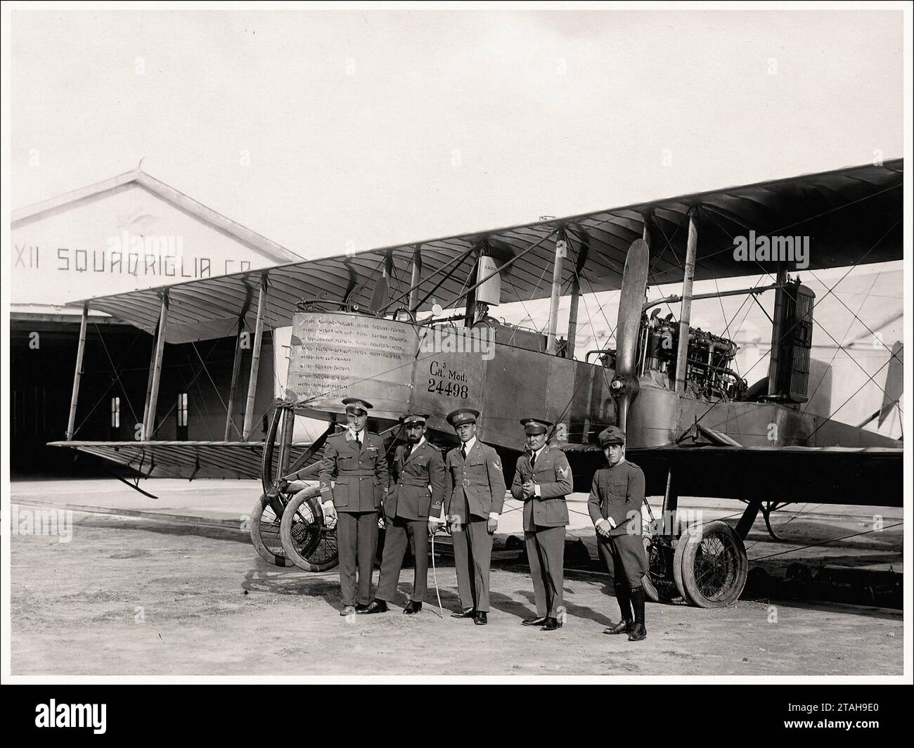 Flugzeug - Caproni ca. 3, Anfang der 1920er Jahre Stockfoto