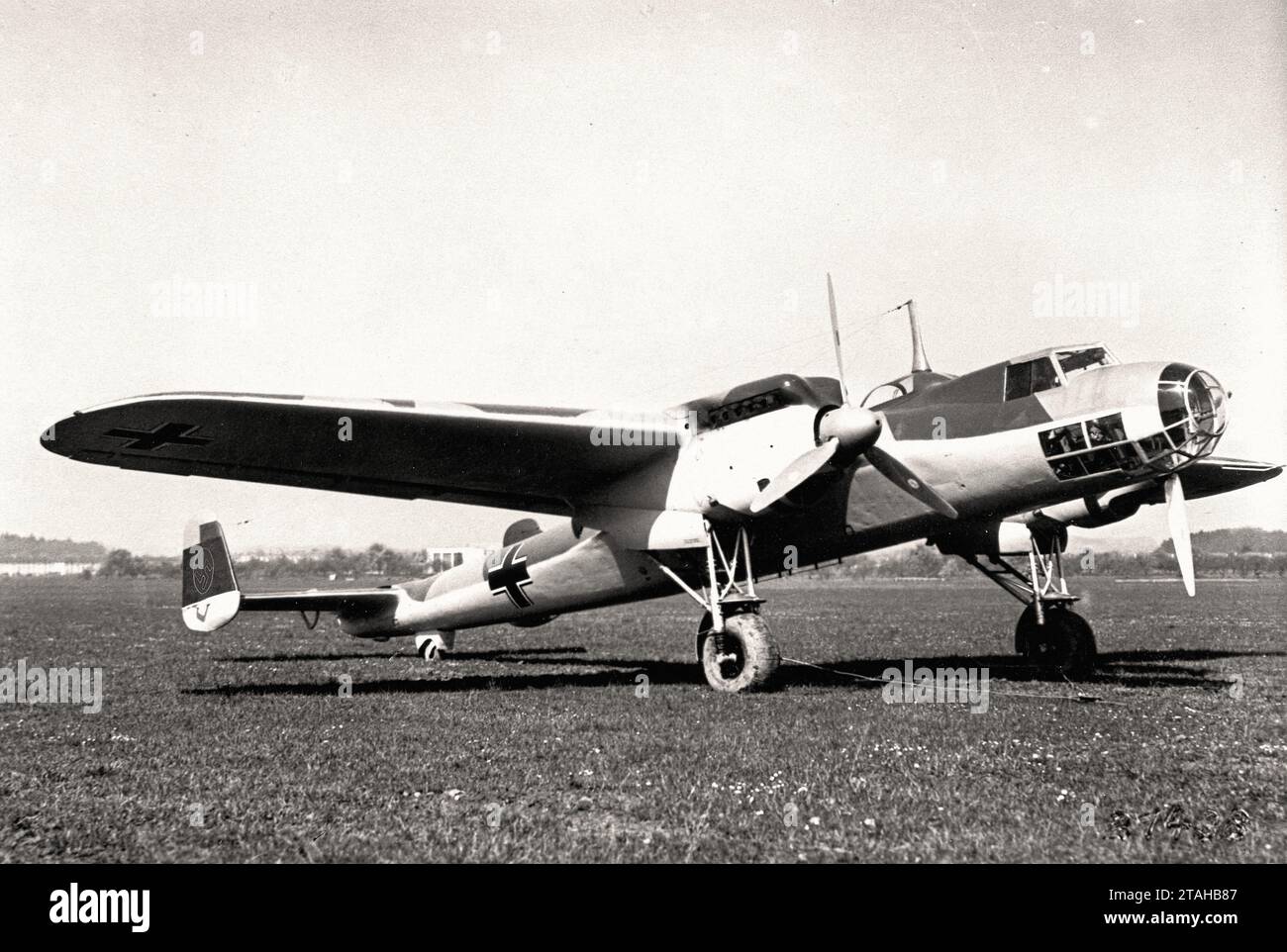 Flugzeug - Dornier DO 17 E-1 Stockfoto