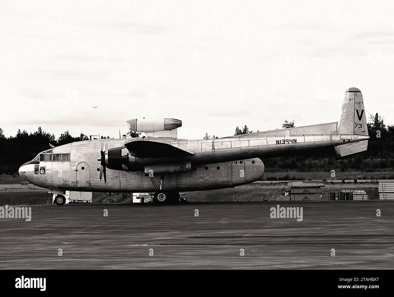 Flugzeug - Fairchild C-119 RCAF Stockfoto