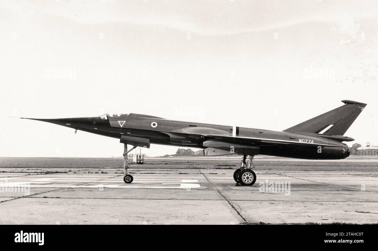 Flugzeug - Fairey Delta II (BAC221) Filton September 1964 Stockfoto