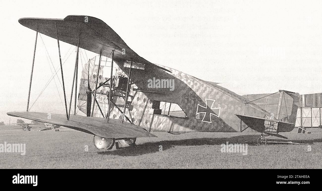 Flugzeug - Linke Hoffmann R.Ia Stockfoto