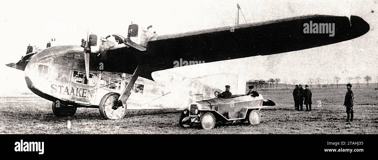 Flugzeug - Zeppelin Staaken E.4 20 00001 Stockfoto