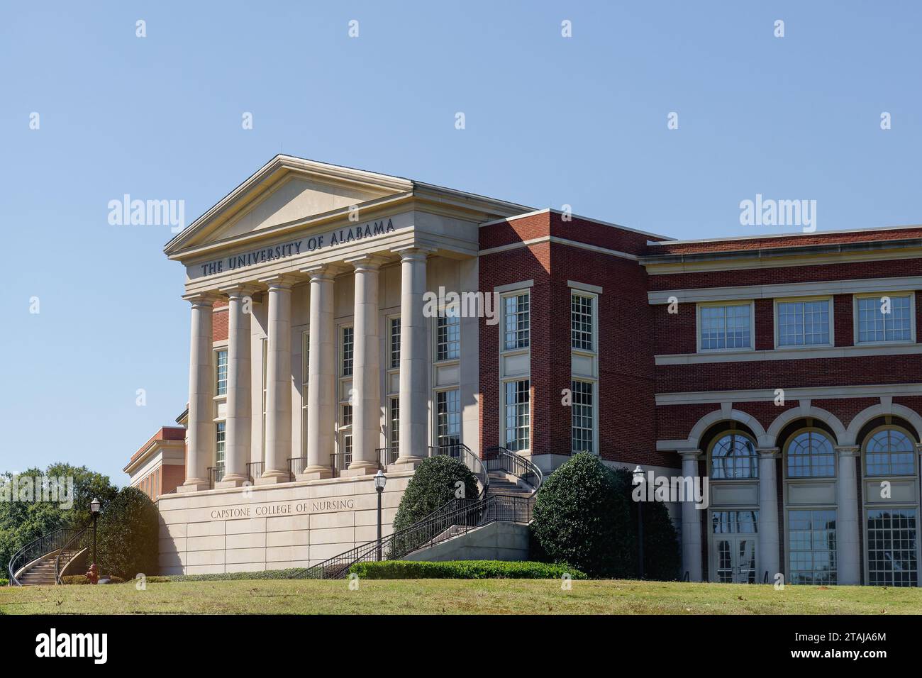 Tuscaloosa, AL - 18. Oktober 2023: Capstone College of Nursing an der University of Alabama Stockfoto