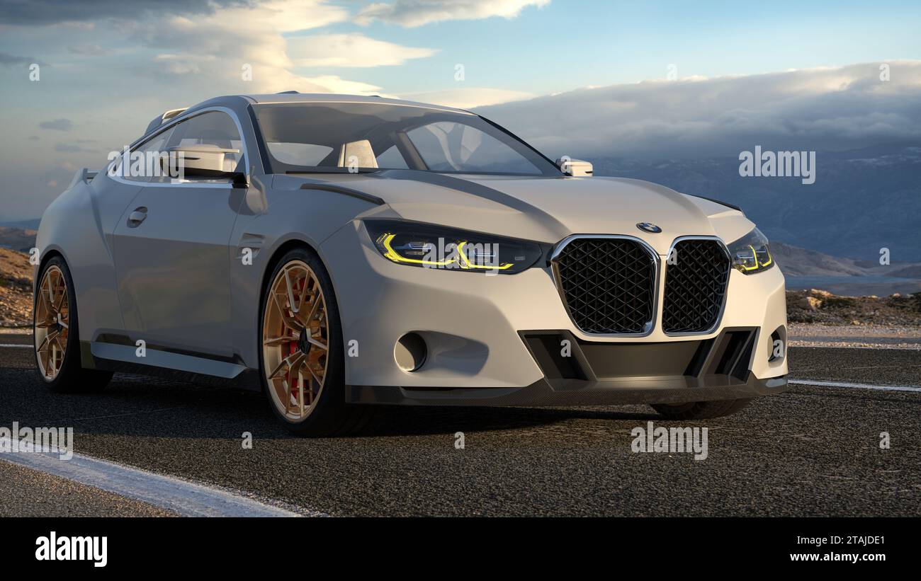 BMW 3,0 CSL – ein Meisterwerk der Ingenieurskunst Stockfoto