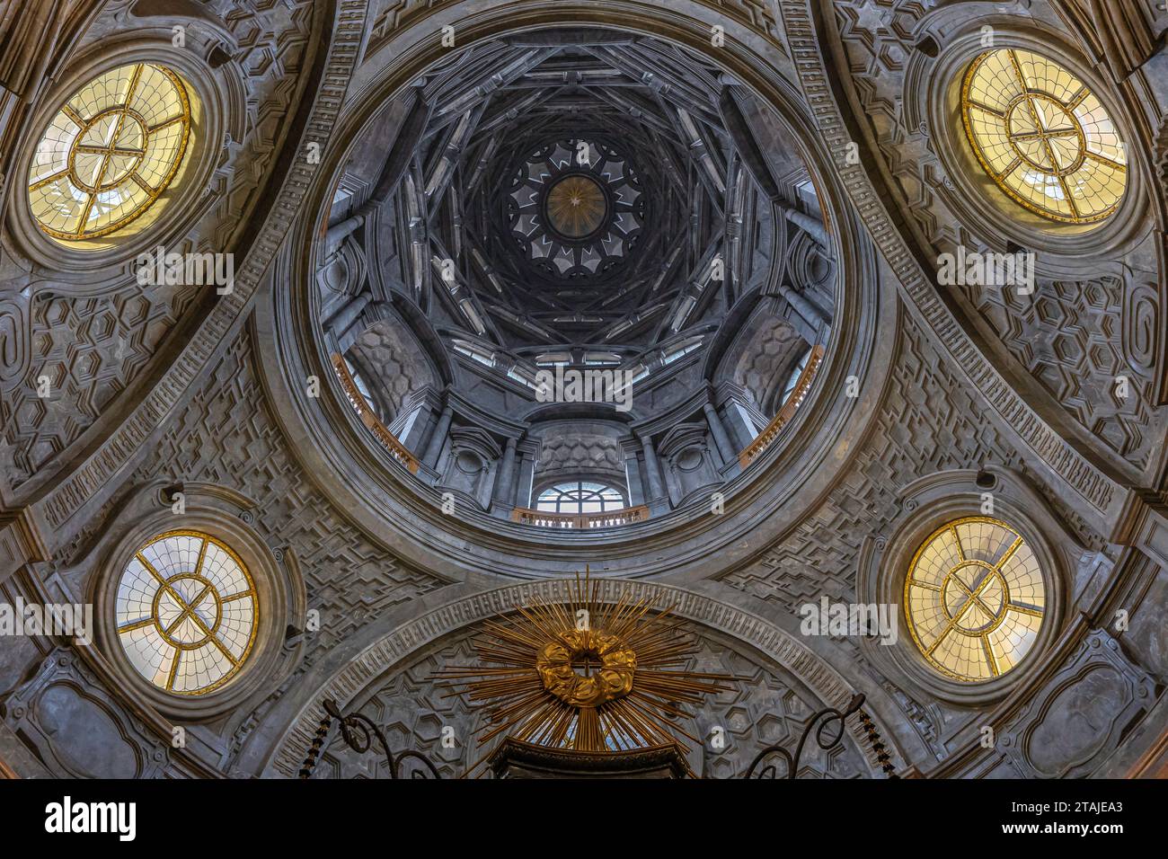 Kapelle des Heiligen Grabtuchs (Turin, Italien) Stockfoto