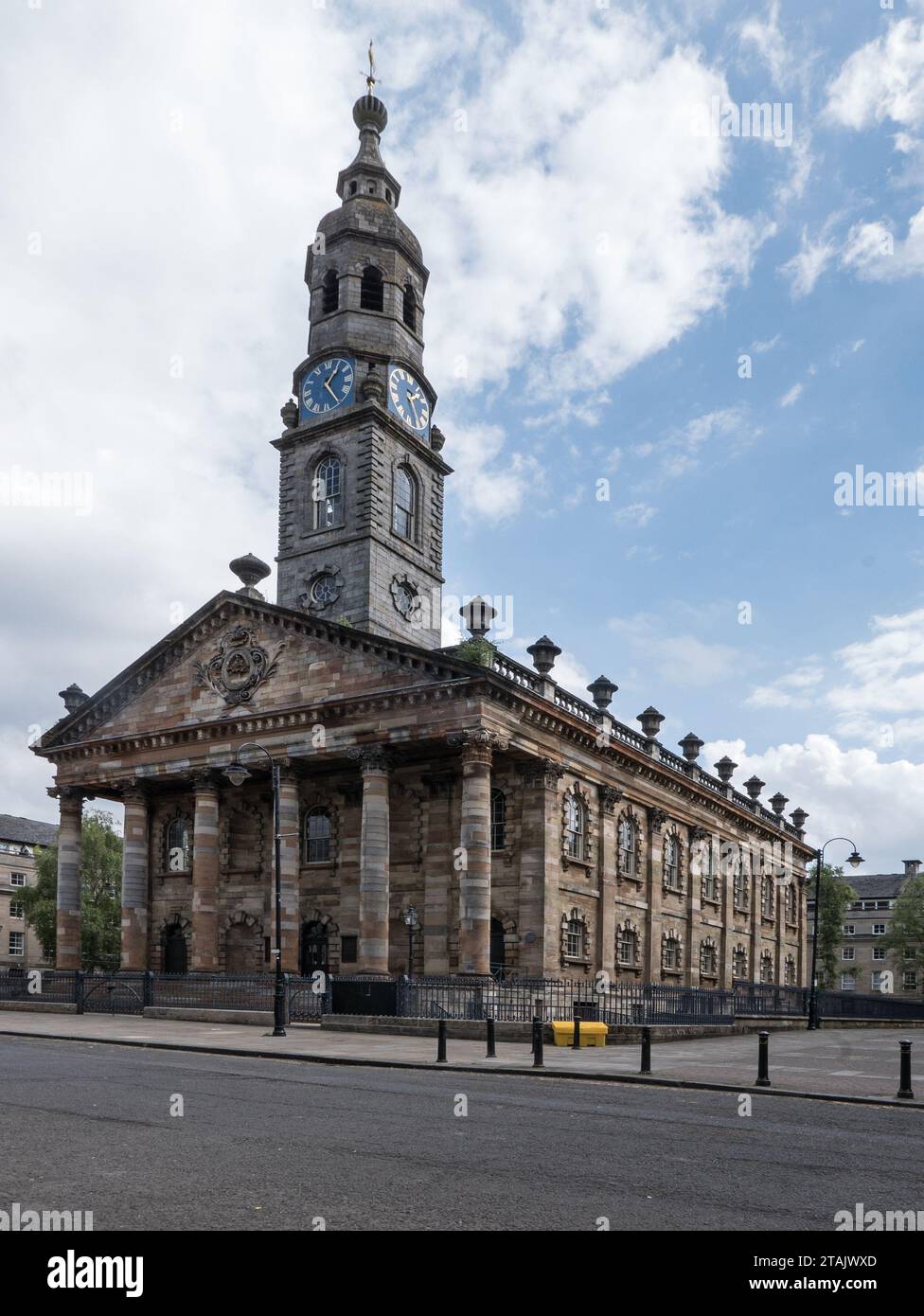 St Andrews in the Square, Glasgow, Schottland, Vorderansicht. Stockfoto