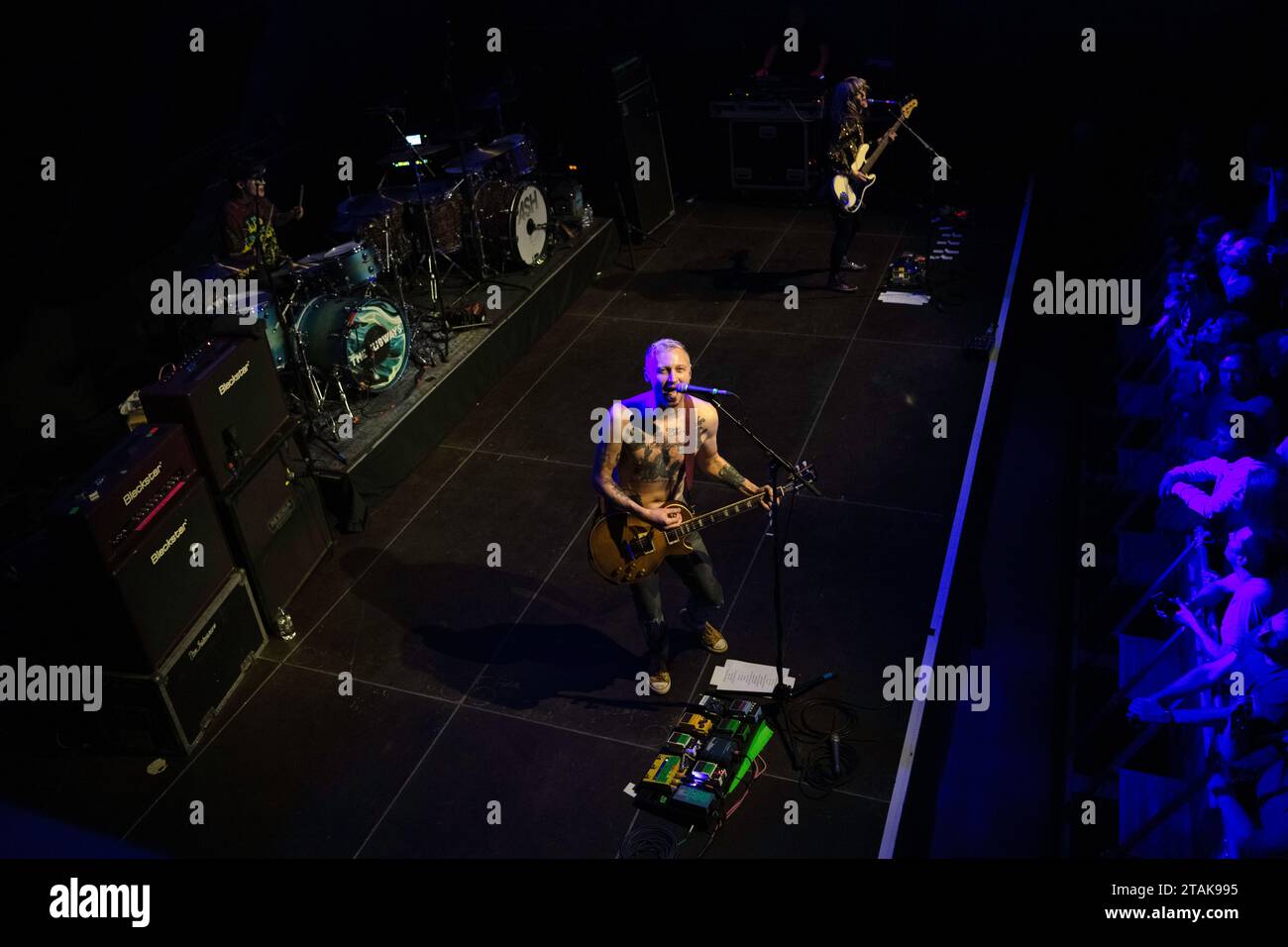 Die britische Alternative-Rock-Band The Subways trat live im Kesselhaus in der Kulturbrauerei auf, in einer Co-Headliner-Tour mit Ash. Stockfoto