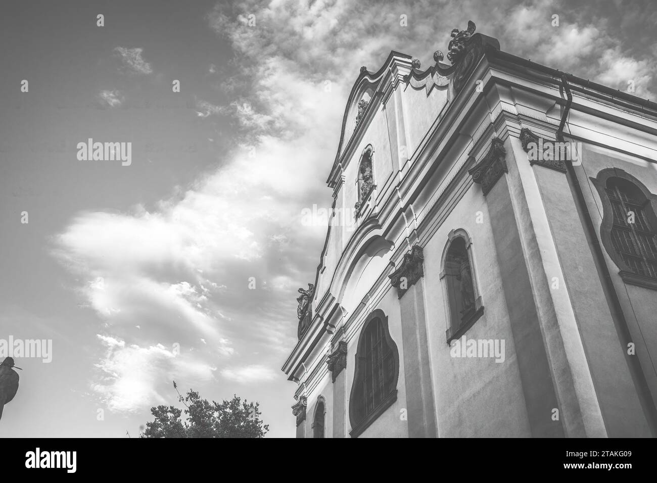 Kirche der Weißen in der Stadt Vac, Ungarn. Hochwertige Fotos Stockfoto